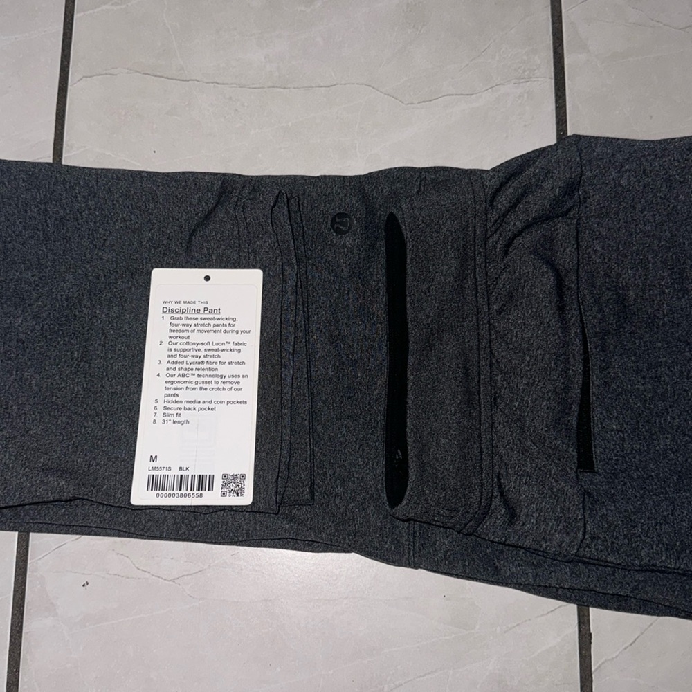 Lululemon discipline pant